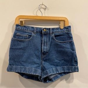 American Apparel Denim Shorts